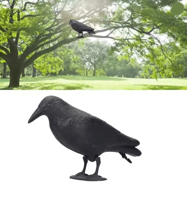 Realistic Crow Garden Decoration Plastic Outdoor Yard Decor Realistic Crow Garden Decoration Plastic Outdoor Yard Decor