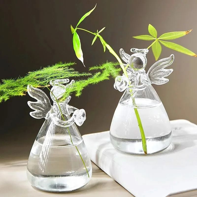 Angelic Glass Hydroponic Floral Vase Angelic Glass Hydroponic Floral Vase