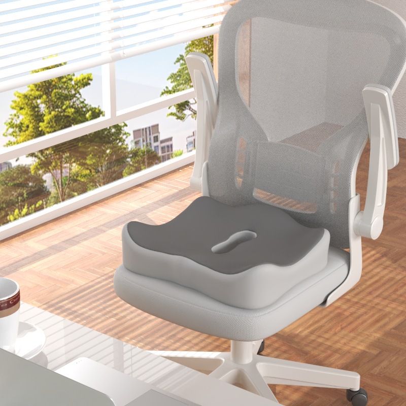 3D Ergonomic Support Light Green & Grey, Memory Foam Seat Cushion, Car Office Essentials Home Decor, Washable Polyester 3D Ergonomic Support Light Green & Grey, Memory Foam Seat Cushion, Car Office Essentials Home Decor, Washable Polyester