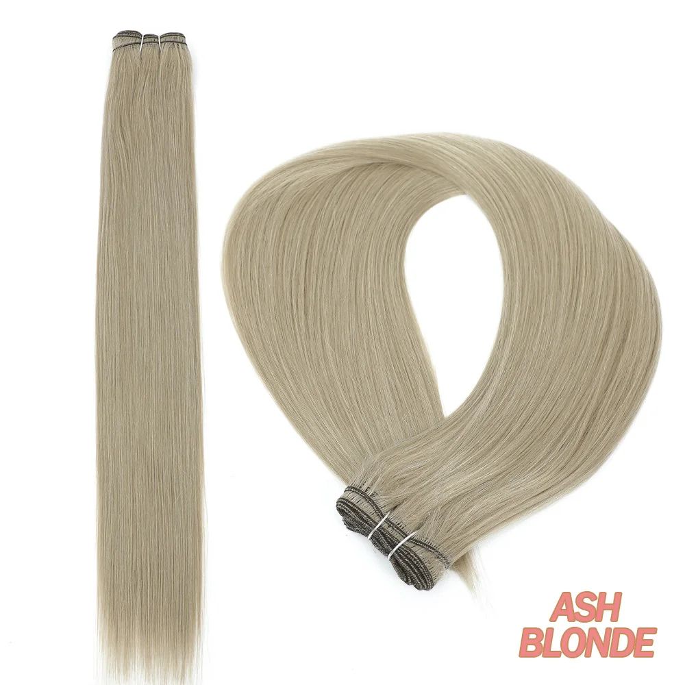 32 Inch Ombre Straight Synthetic Hair Bundles, 200g Heat Style Weft Extensions (Highlights & Grey Options) blg001 32inches