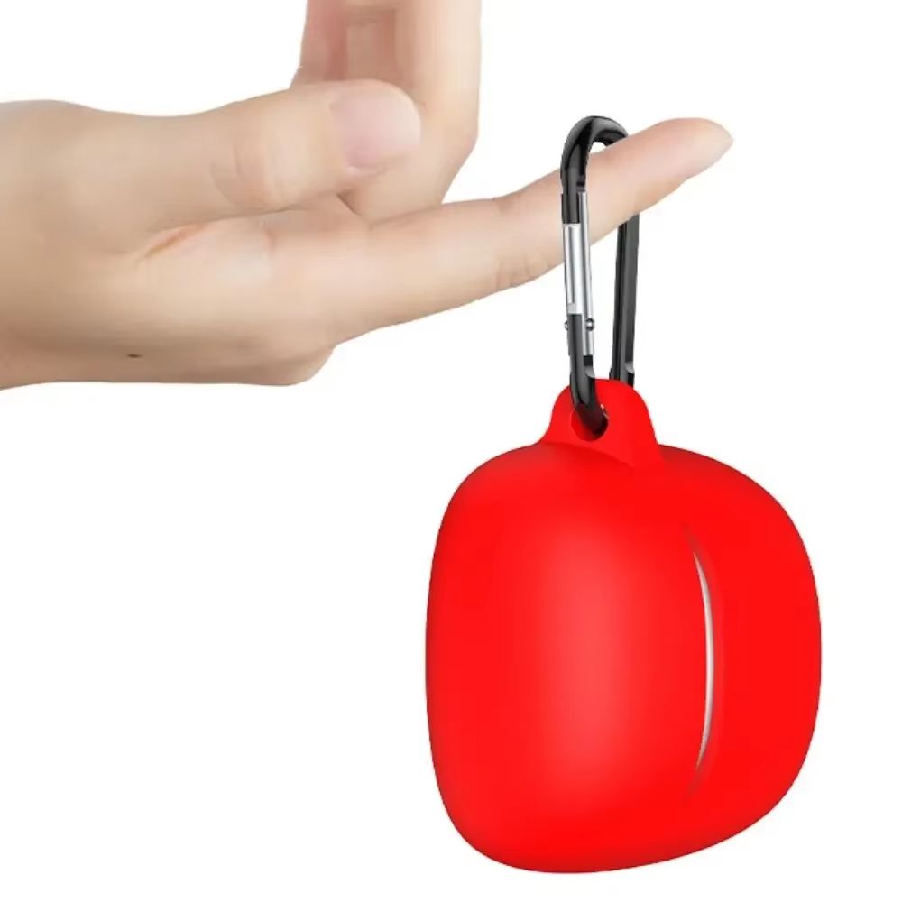 Silicone Shockproof Earphone Case With Anti Drop Protective Cover And Hook For JBL Tune Flex 2 green