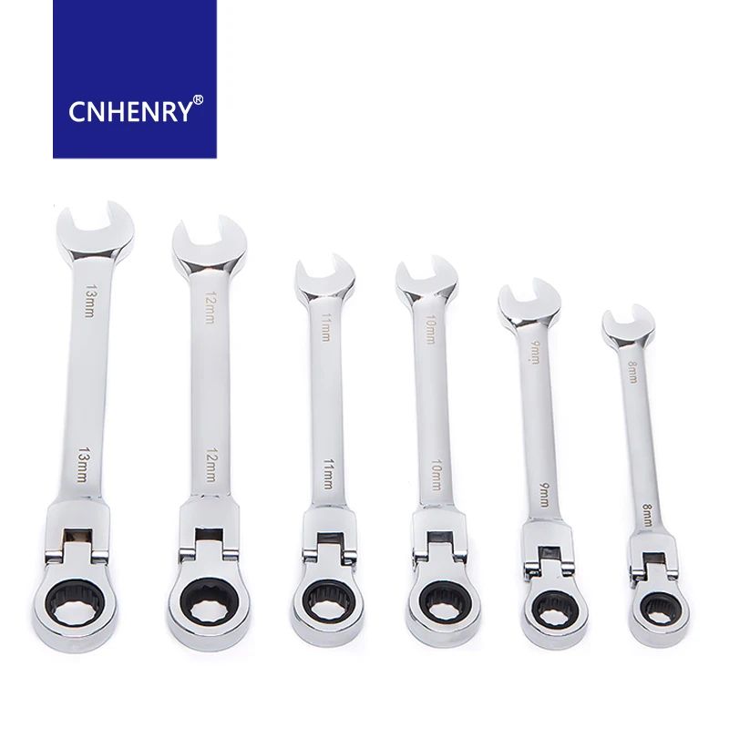 Flex Head Reversible Ratcheting Wrench For Tight Spaces 24 Mm