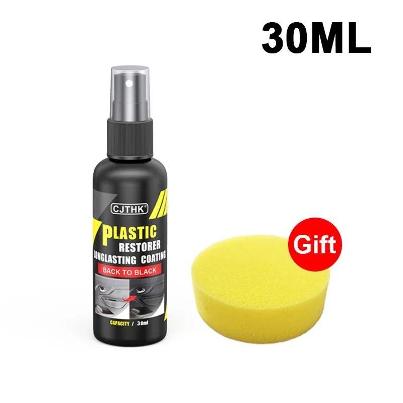 Car Plastic Restorer Back To Black Trim Renovator Gloss Coating 50 Ml