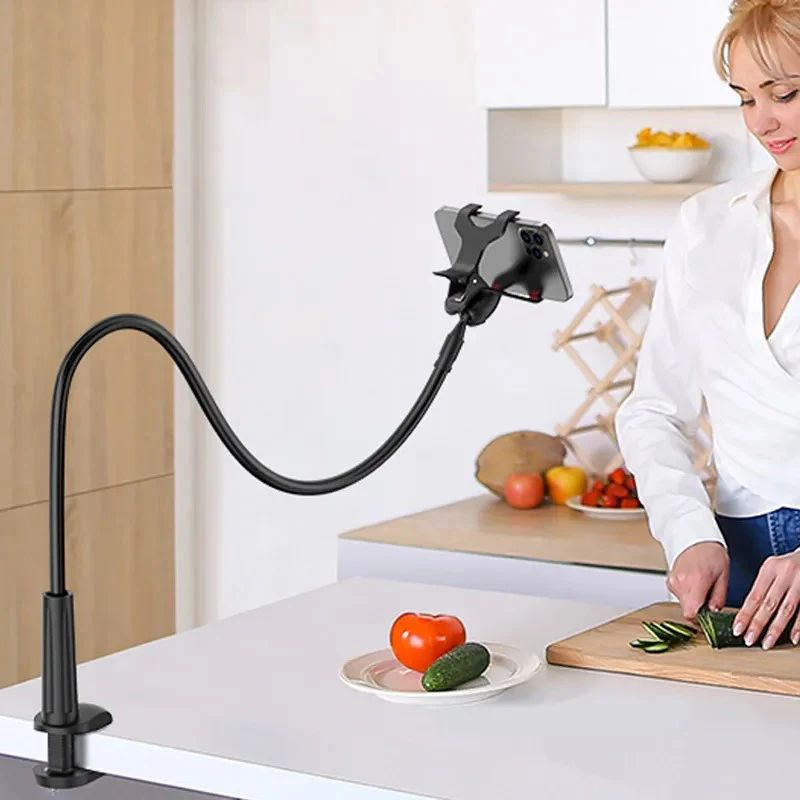 Flexible Bedside Phone Holder Bracket pink