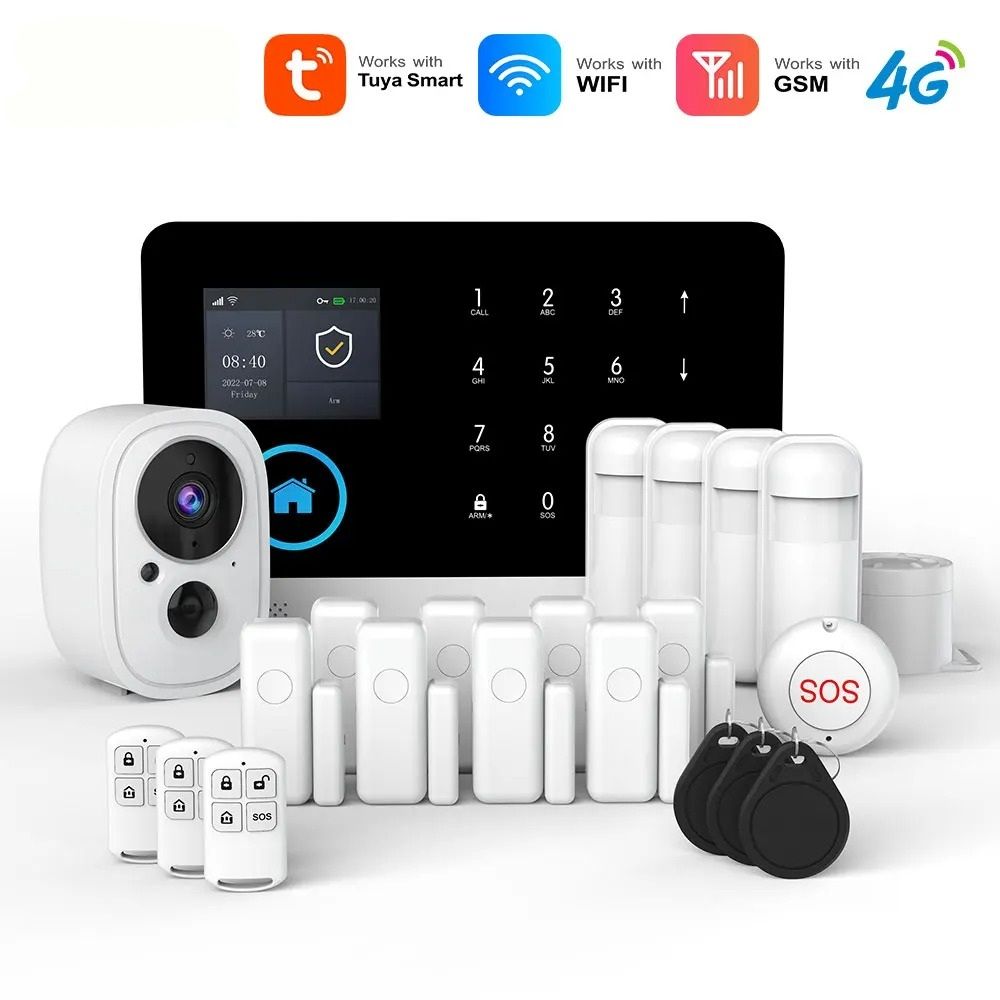 Smart Home Security System WiFi & 4G Wireless Alarm Kit With App Control 4g M