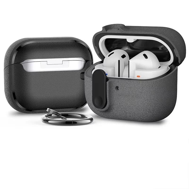 Locking Galaxy Buds 3 Case With Keychain Clip, Shockproof Protective Cover (Fits Buds 3 Buds 3 Pro) green for Buds 3 Pro