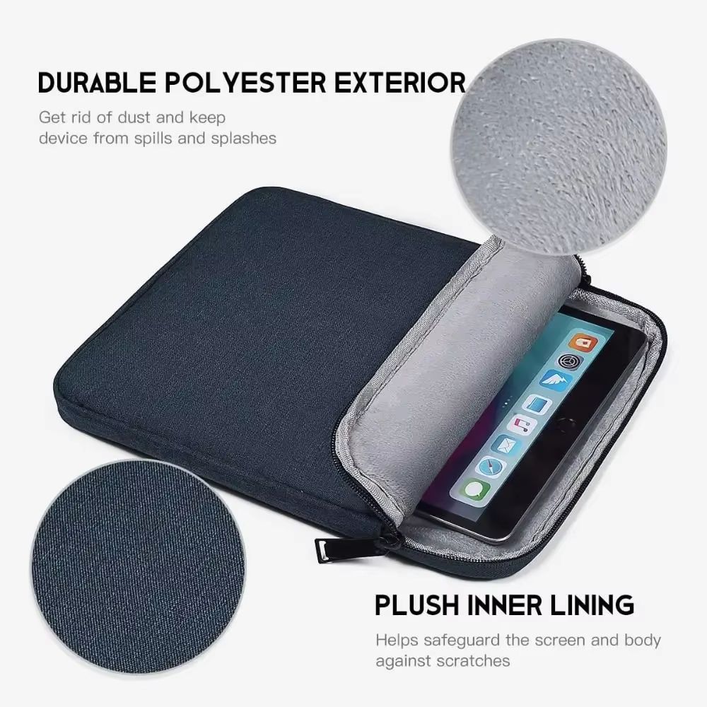 Shockproof Water Resistant Padded Laptop Sleeve Bag For 13.3 14 15 Inch black 13.3inch