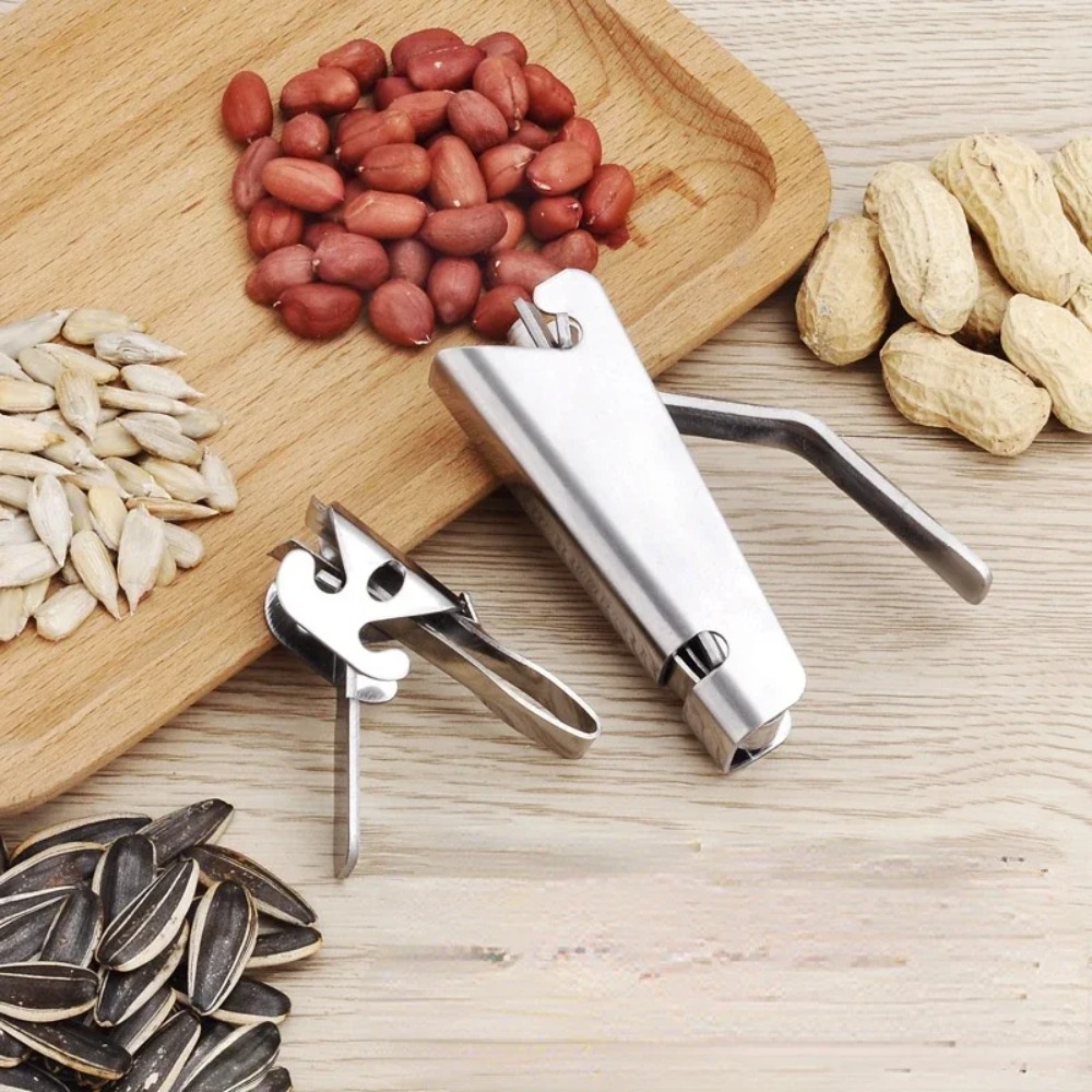 Stainless Steel Melon Seeds Sheller, Nuts Opener, Plier Clamp, Pistachio Walnut Pine Opener, Sunflower Seeds Peeler a