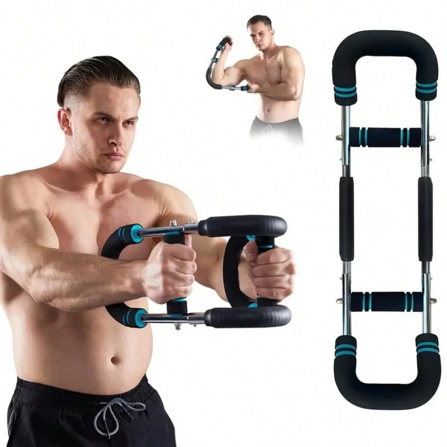 Home Fitness Strengthener For Arm Exercise, Chest & Forearm Workout Equipment, Adjustable Shaker Twister Arm Trainer Home Fitness Strengthener For Arm Exercise, Chest & Forearm Workout Equipment, Adjustable Shaker Twister Arm Trainer