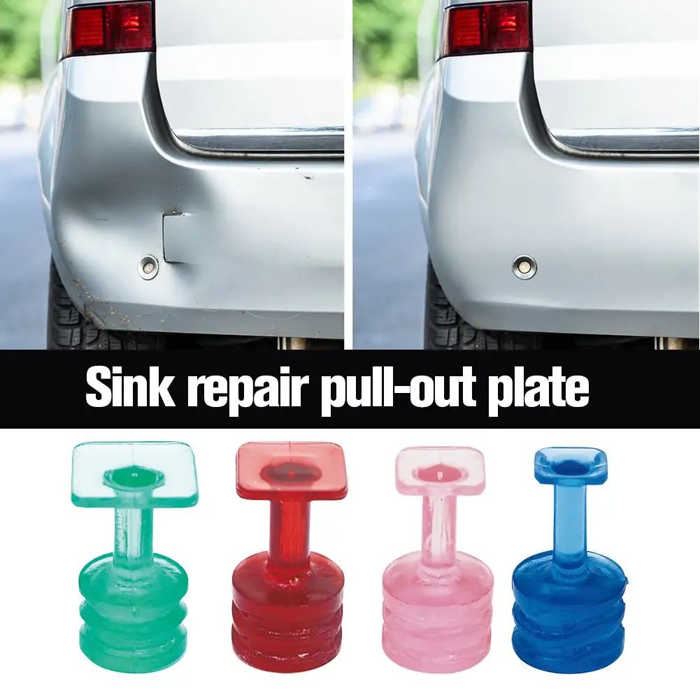 40 Pcs Car Dent Repair Pull Tabs Seamless Paintless Dent Removal Tool Kit Reusable Sheet Metal Restoration mix 40 Pcs