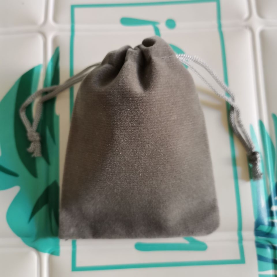 Jewelry Charms Velvet Bags Drawstring Gift Pouches Display Packaging green 9x12cm