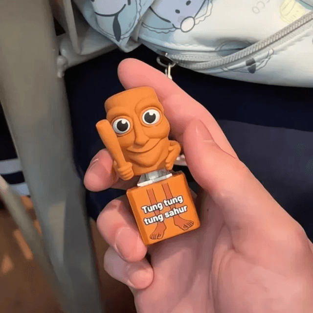 Luminous Wooden Stick Man Keychain Anime Collectible Pendant Luminous Wooden Stick Man Keychain Anime Collectible Pendant