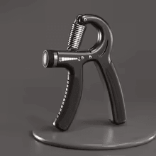 Adjustable Hand Grip Strengthener With Counter Forearm And Wrist Trainer sky Blue Count