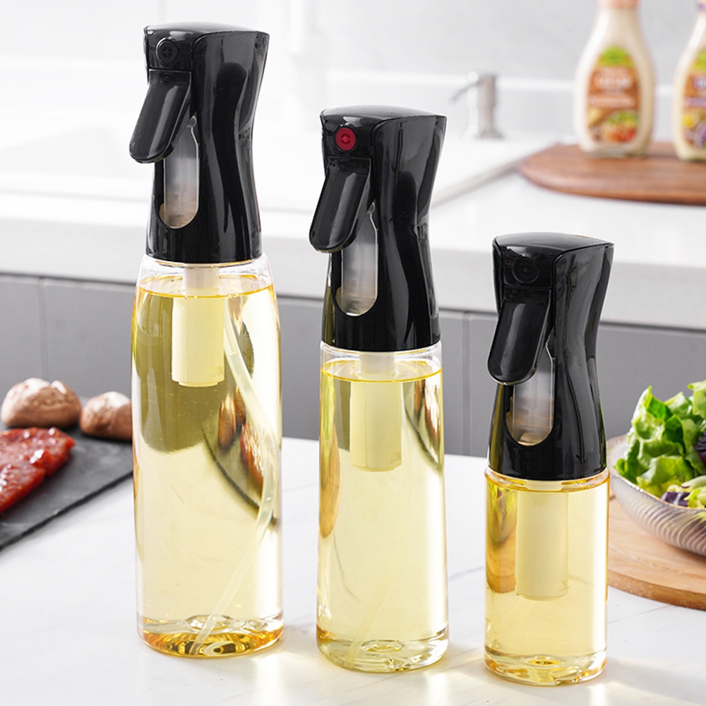 Oil Spray Bottle For Kitchen, Cooking, Olive Oil Dispenser, BBQ, Baking, Vinegar, Soy Sauce Sprayer Container white 500 Ml
