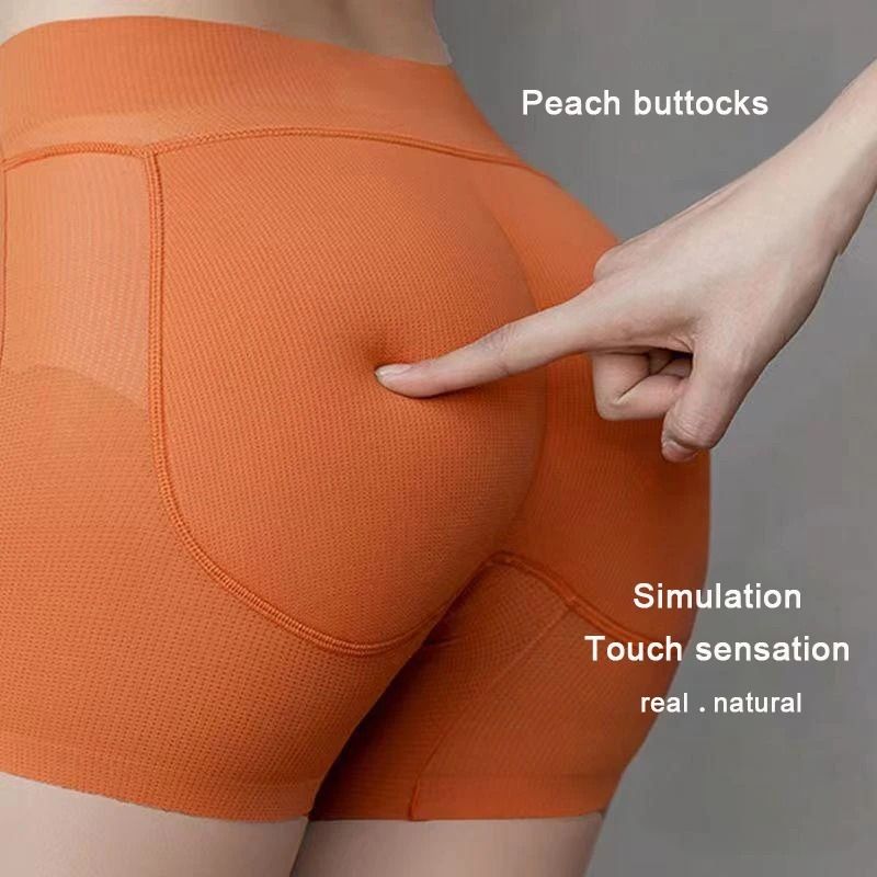 Peach Butt Natural Latex Hip Lifting Pants beige s