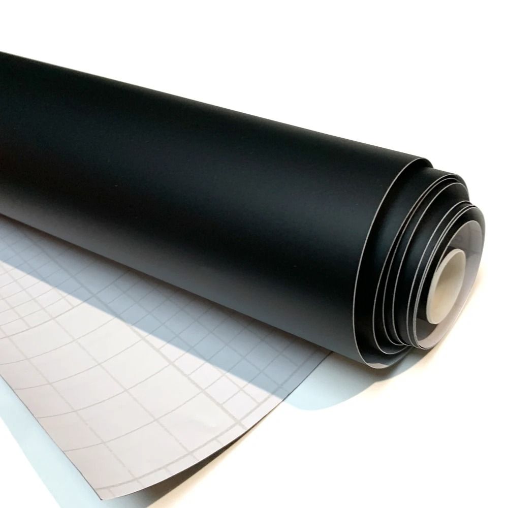 Matte Black Vinyl Wrap Car Body Film Waterproof Auto Tuning Sticker laser Carbon Fiber 10x150 Cm