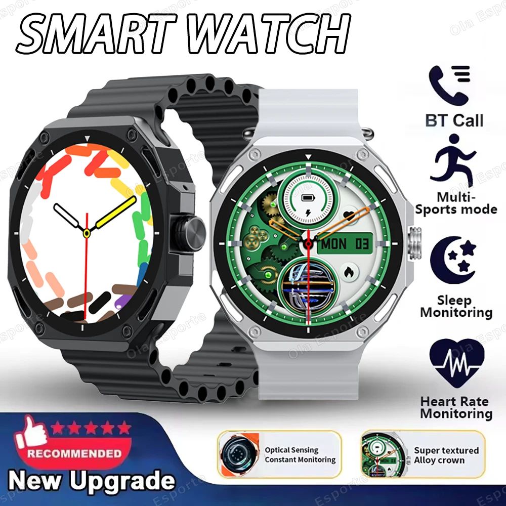 Smart Fitness Watch With AMOLED Display bk49szstrap