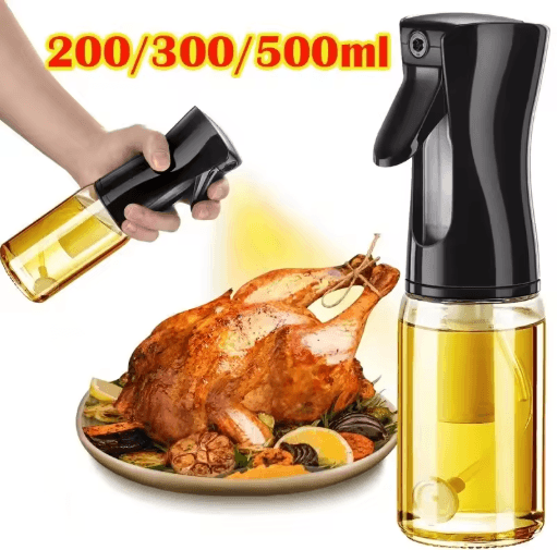 Oil Spray Bottle For Kitchen 200 300 500ml Fine Mist Olive Oil Sprayer 1pc 300ml Black