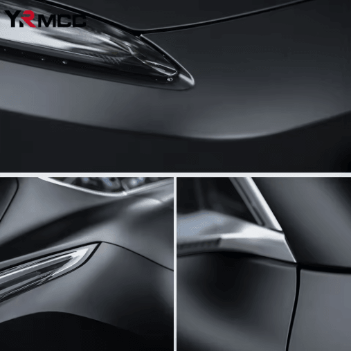 Matte Black Vinyl Car Sticker Wrap Waterproof Auto And Motorcycle Film 9d Carbon Fiber 50cmx150cm