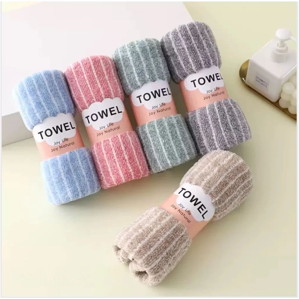 Quick Dry Striped Bath Towel Ultra Absorbent Bathroom & Spa Towel For Home, Hotel, And Salon coffee
