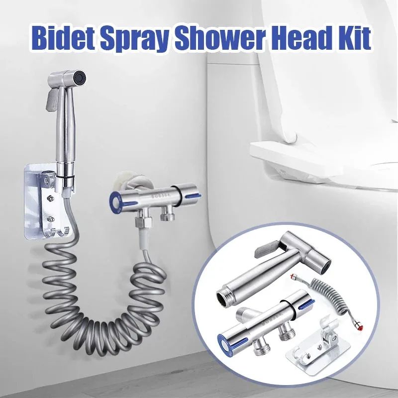 Handheld Toilet Bidet Sprayer Set package F 3 In 1 g1 2