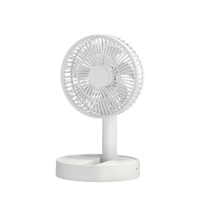 USB Foldable 4 Speed Mini Fan With Timer For Bedroom Indoor And Outdoor Use 3600mah Battery