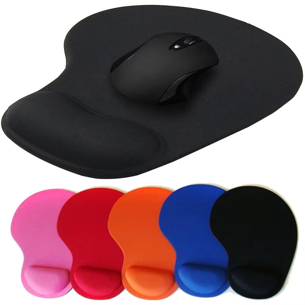 Ergonomic Wrist Rest Mouse Pad With Non Slip Soft Support For PC And Laptop purple
