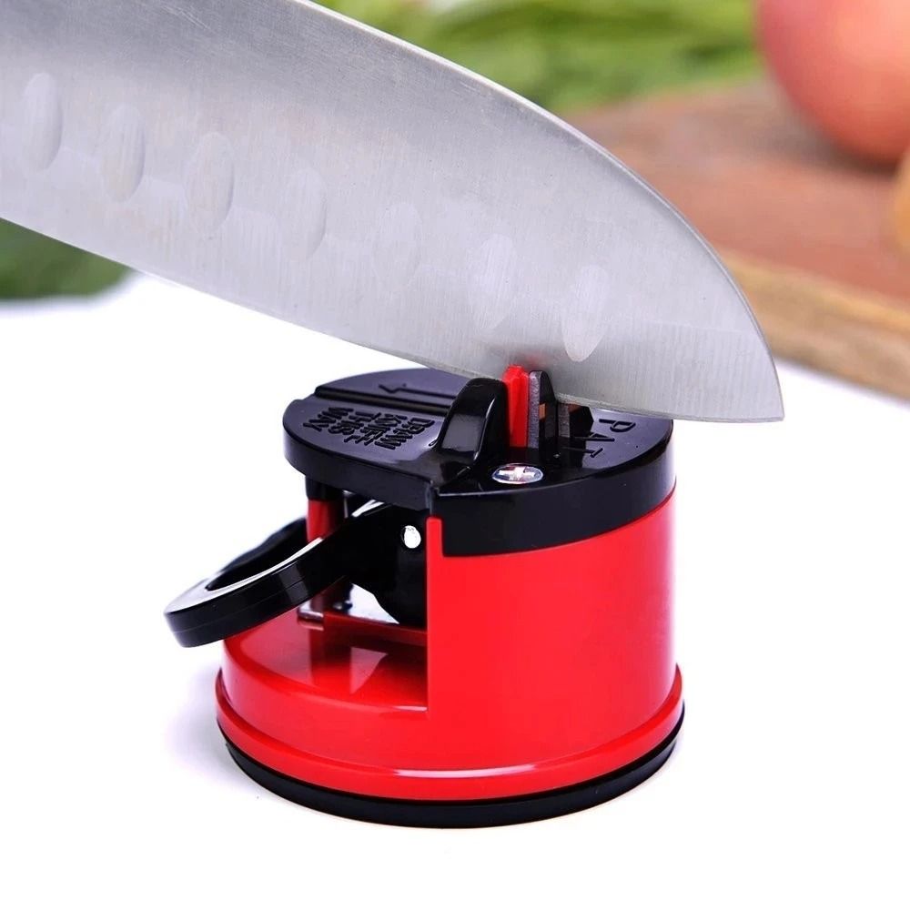 Professional Suction Base Kitchen Knife Sharpener blue