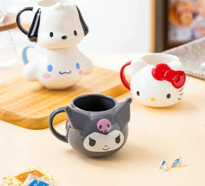 Professional 15 Oz Sanrio 3D Relief Ceramic Mug Series my Melody
