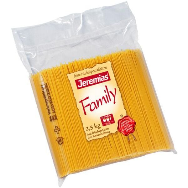 Jeremias Pasta »Family Spaghetti mit Ei« 2,5 kg Image