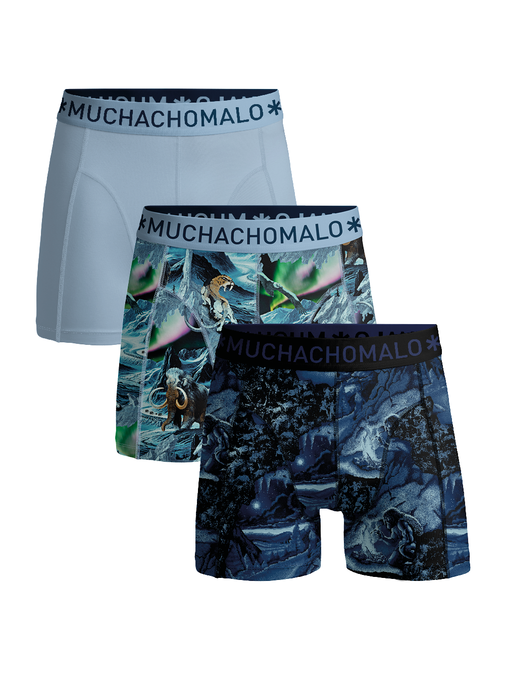 Muchachomalo Herren Boxer Shorts - 3er Pack - Herren Unterwäsche Image