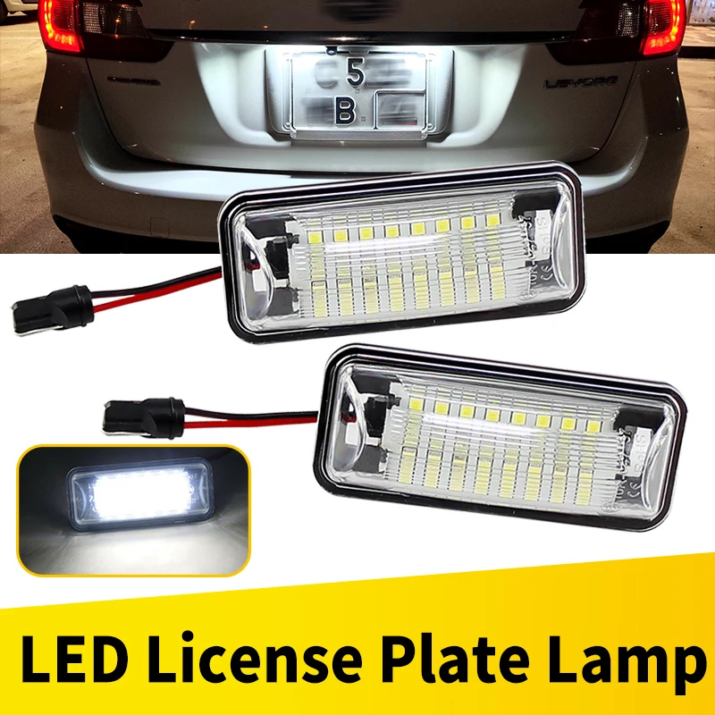 Für Subaru BRZ Forester Impreza Legacy WRX XV Crosstrek für TOYOTA FT86 GT86 LED Hinten lizenz Nummernschild Licht OEM # 84912FG110 Image