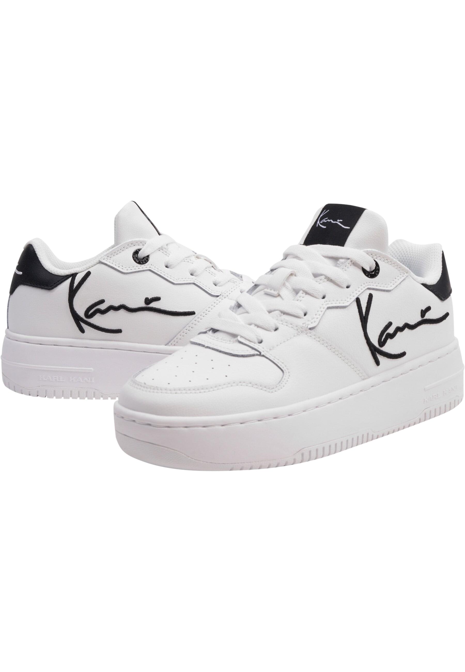 Sneaker KARL KANI "Karl Kani Damen KKFWW000258 KK 89 UP LOGO", Damen, Gr. 37,5, weiß, schwarz, Leder, Schuhe Sneaker