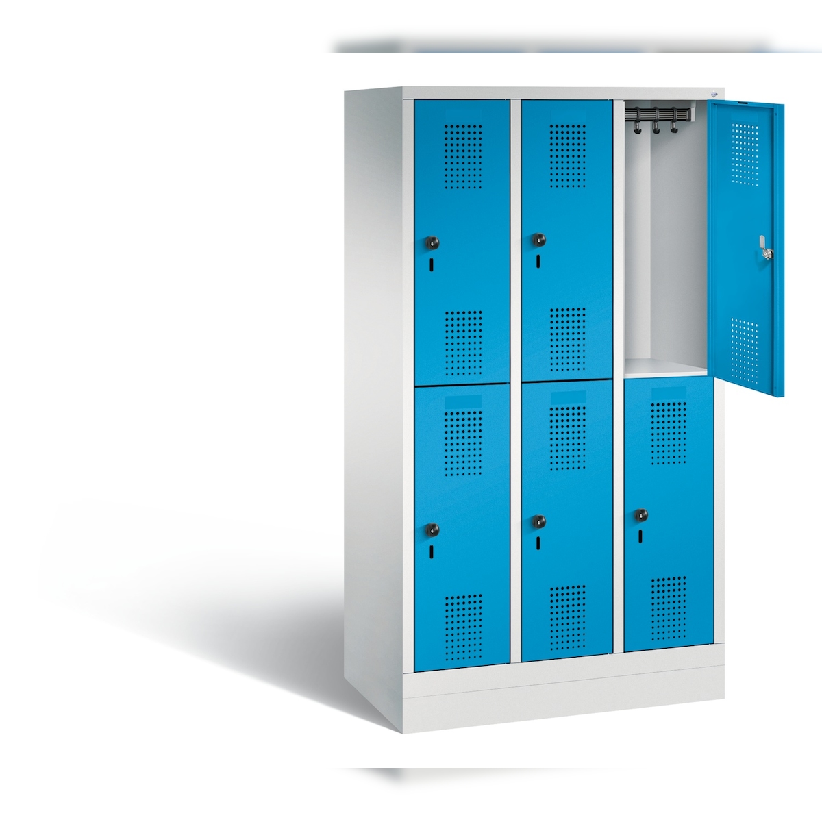 C+P Schul-Spind doppelstöckig Evolo, H1600xB900xT500mm Image
