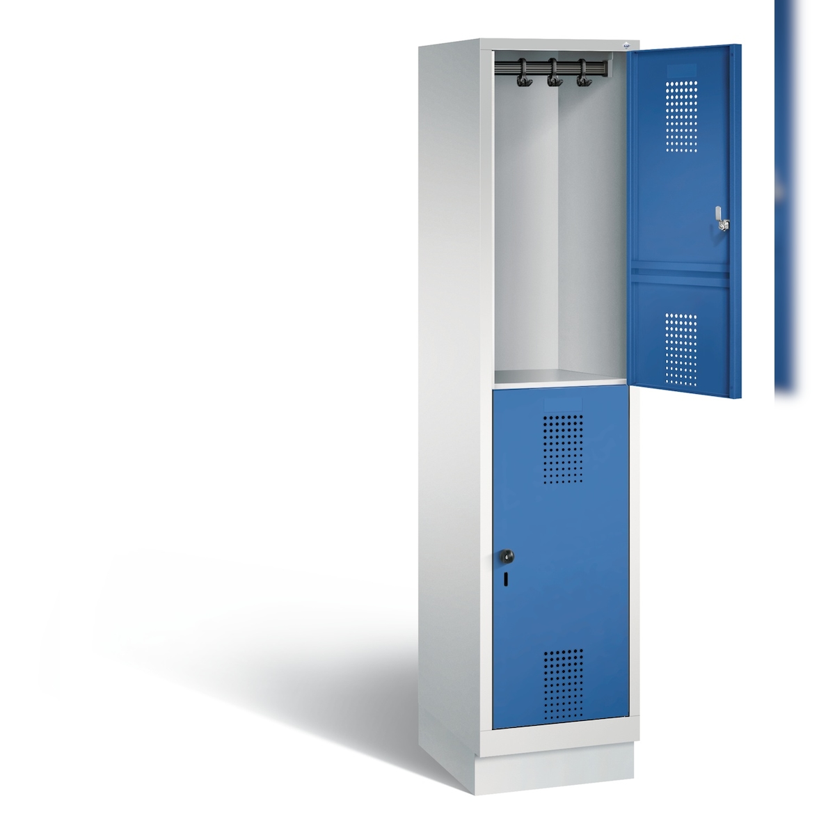 C+P Spind doppelstöckig Evolo, H1800xB420xT500mm Image