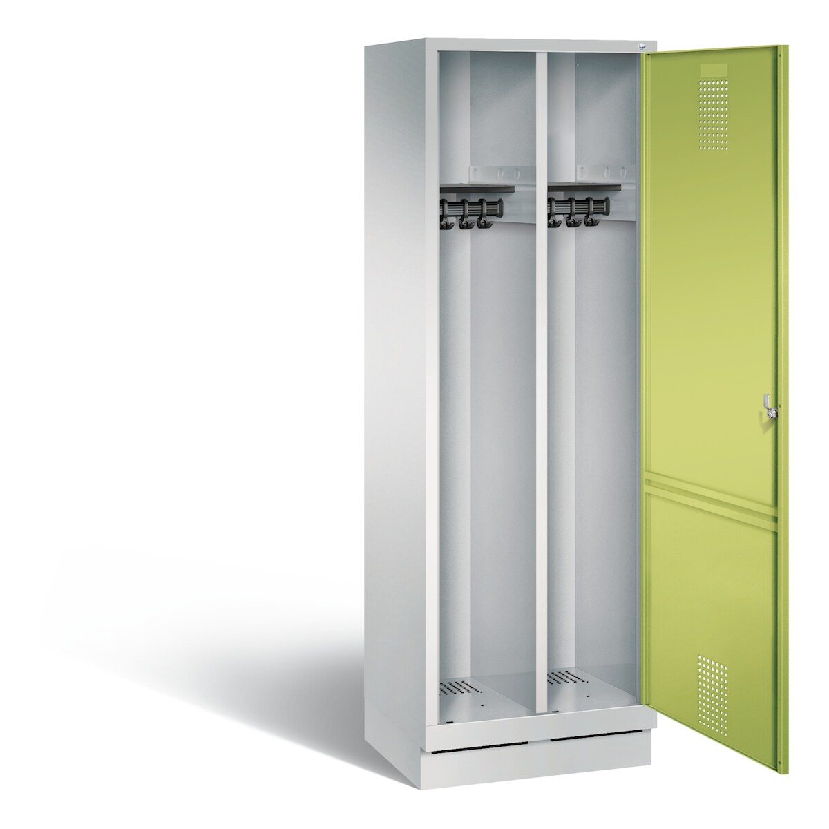 C+P Schwarz-Weiss-Spind Evolo, H1800xB610xT500mm Image