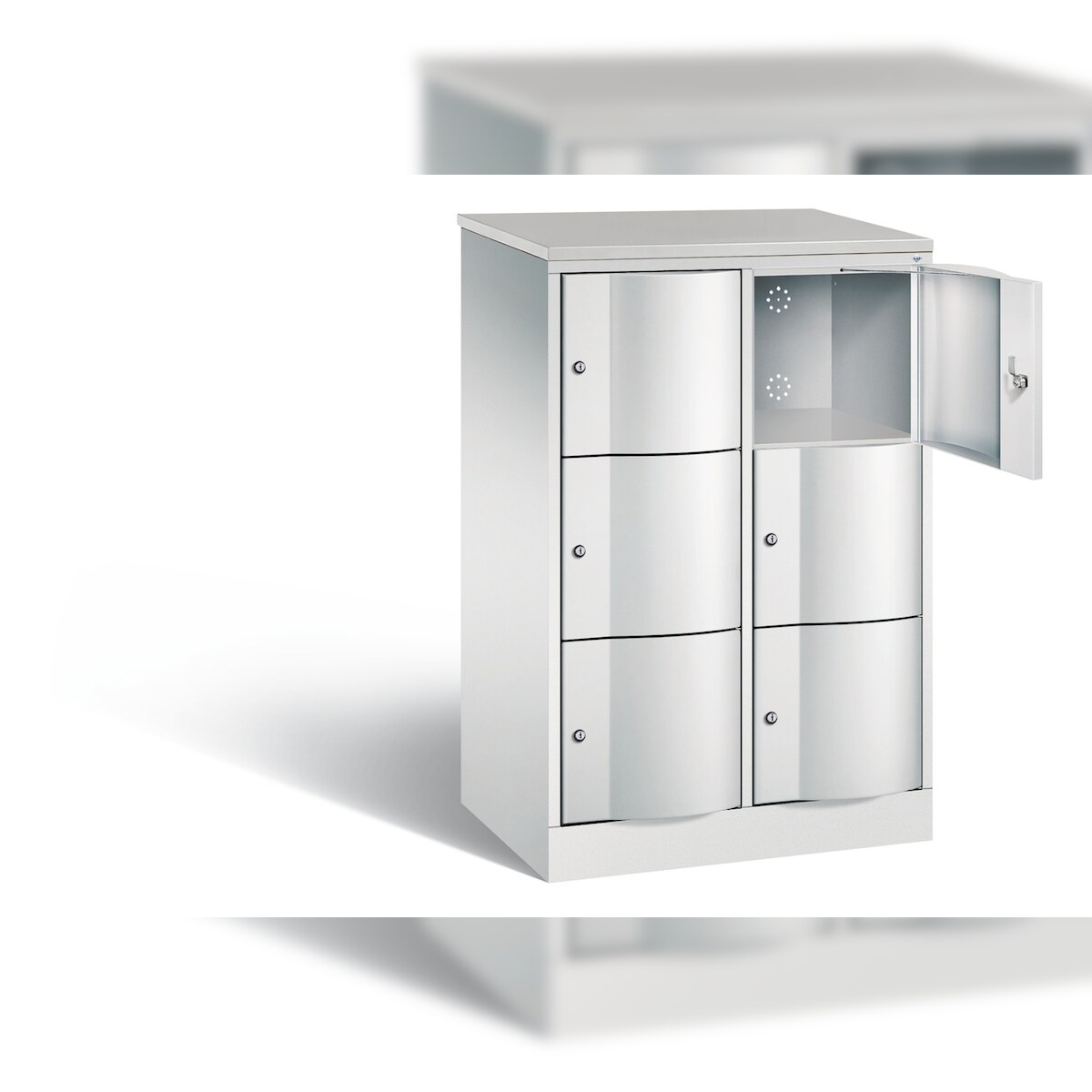 C+P Schließfachschrank Resisto, H1255xB772xT540mm Image