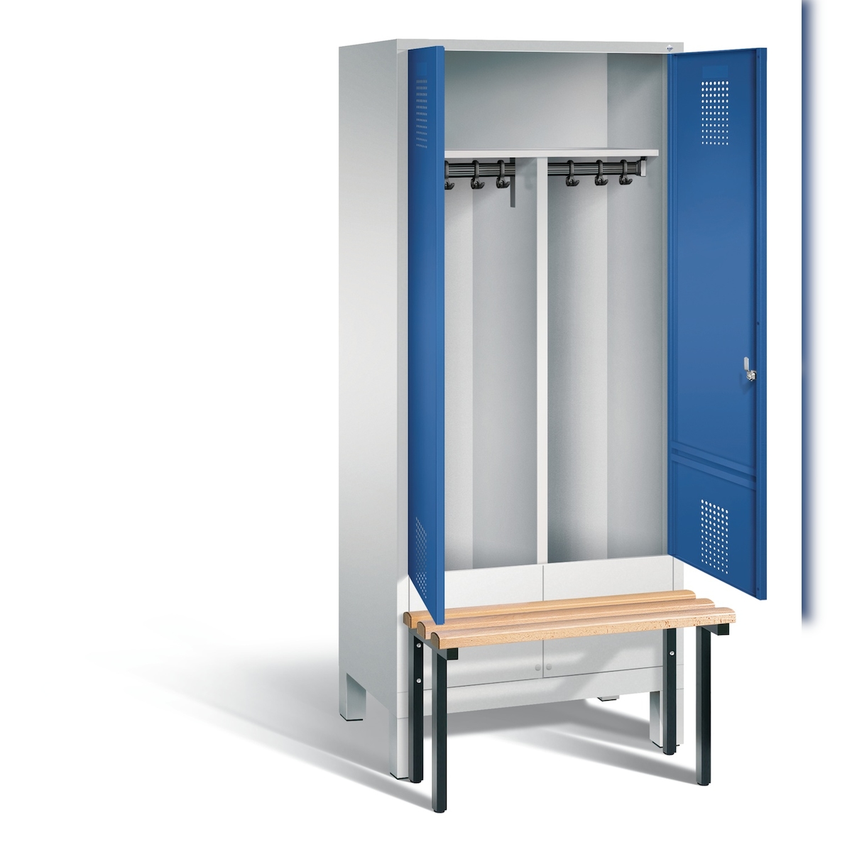 C+P Schwarz-Weiss-Spind Evolo, H1850xB810xT815mm Image