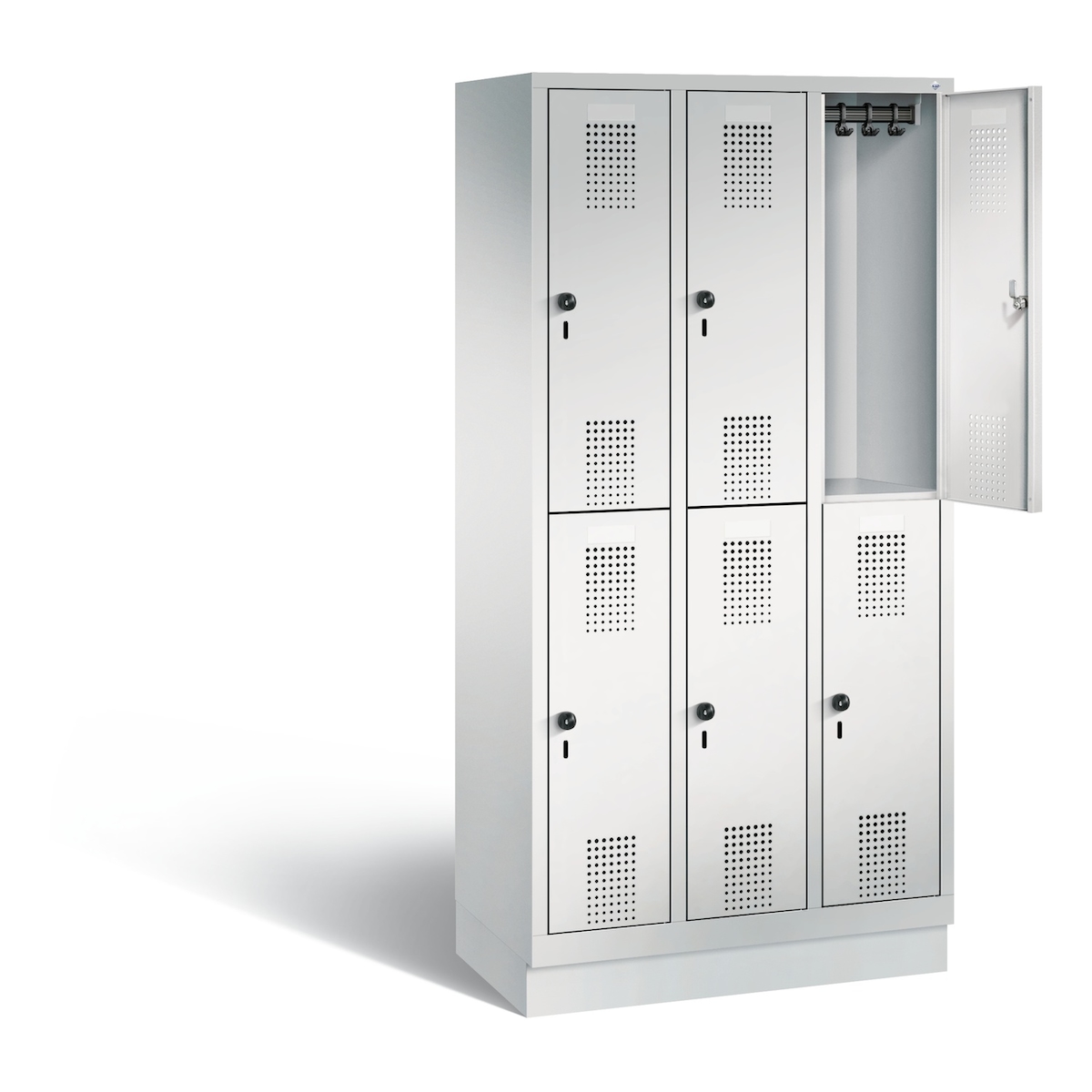 C+P Spind doppelstöckig Evolo, H1800xB900xT500mm Image