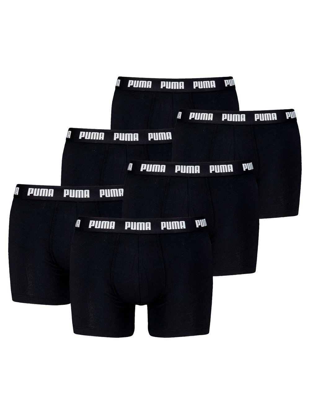 Puma Boxershort 6er Pack Herren mehrfarbig, L Image