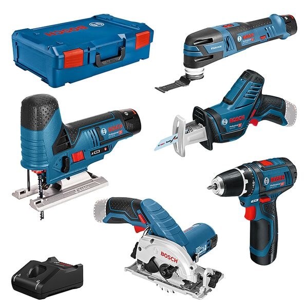 BOSCH Professional Elektrowerkzeug-Set ComboKit 5 12 V mit 3 Akkus Image
