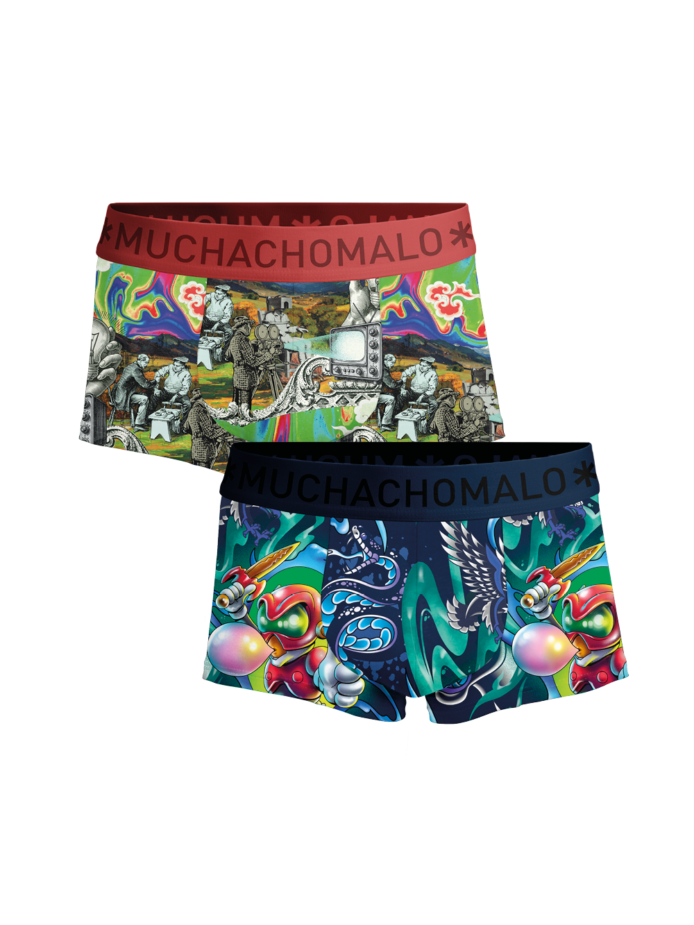 Muchachomalo Herren Boxershorts – 2 Stück – Herren Unterhosen Image