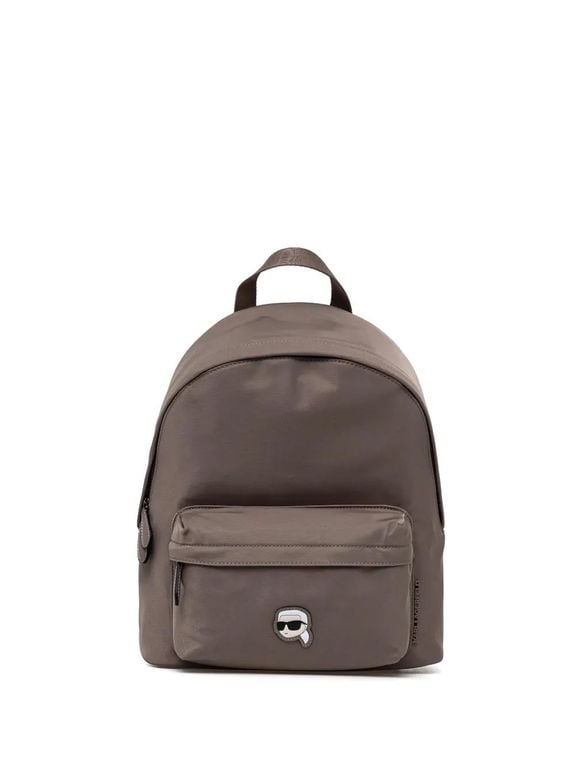 Medium K/Ikonik Backpack - Brown - Karl Lagerfeld Backpacks