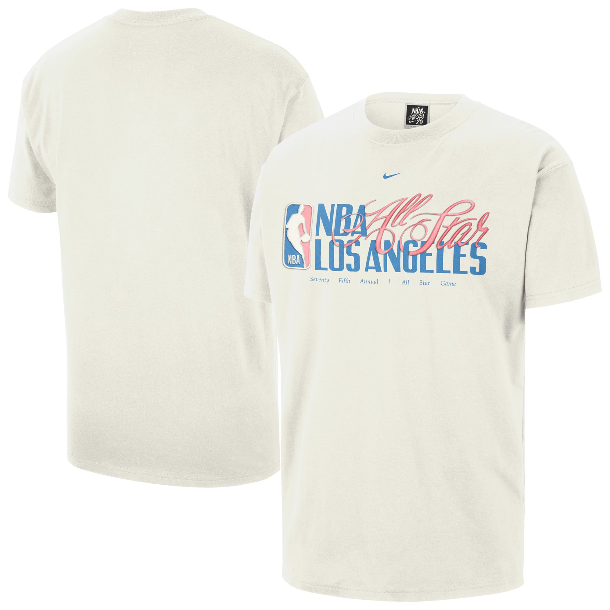 NBA Nike All Star Max90 Wortmarken-T-Shirt – Sail – Herren