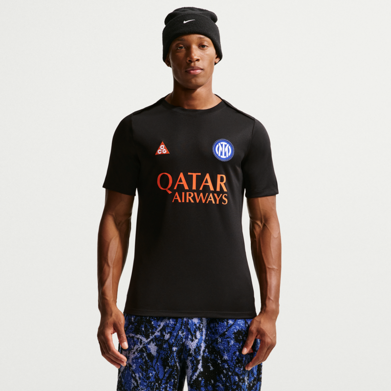 Inter Milan ACG Fourth Pre Match Oberteil - Schwarz Image