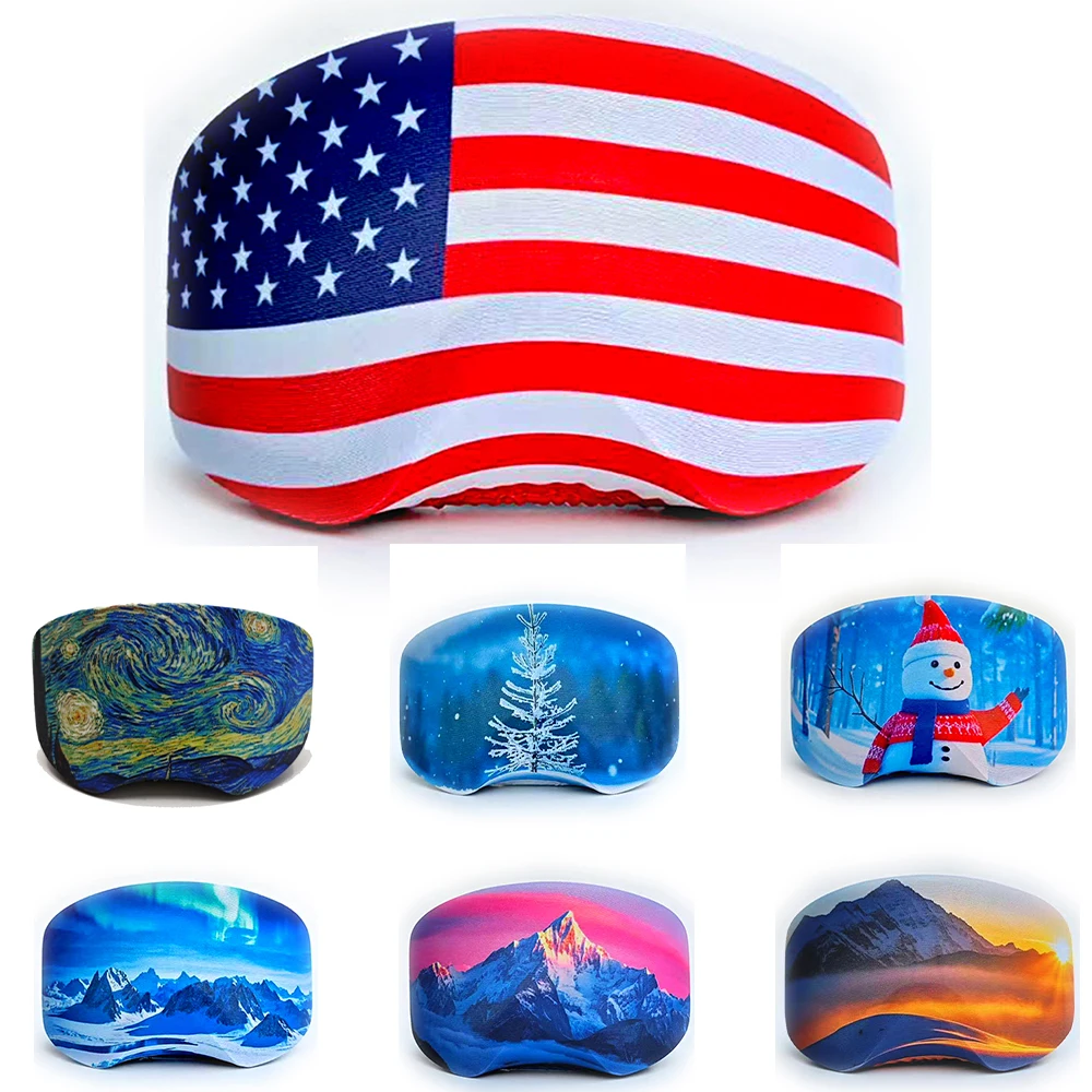 Modische 2026 Tragbare Brillenhülle für Männer und Frauen Outdoor-Sport Hochelastisch Multi-Stil Ideal für Ski- und Fahrradbrillen Image