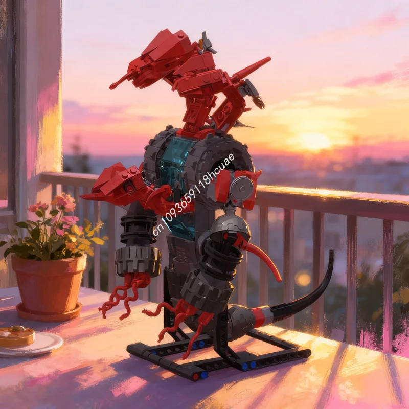 400 stücke MOC Ninjago Buffmillion Modell Bausteine Architektur Montieren DIY Spielzeug Kreative Bildung Ziegel Weihnachten Geschenke Idee Image