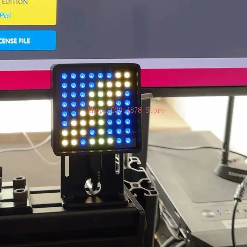 Für Logtiech G29 G27 Thrustmaster T300 Für SIMAGIC MOZA FANATEC PC Simracing Spiel Dashboard Flagge Signal Licht Getriebe Display Image