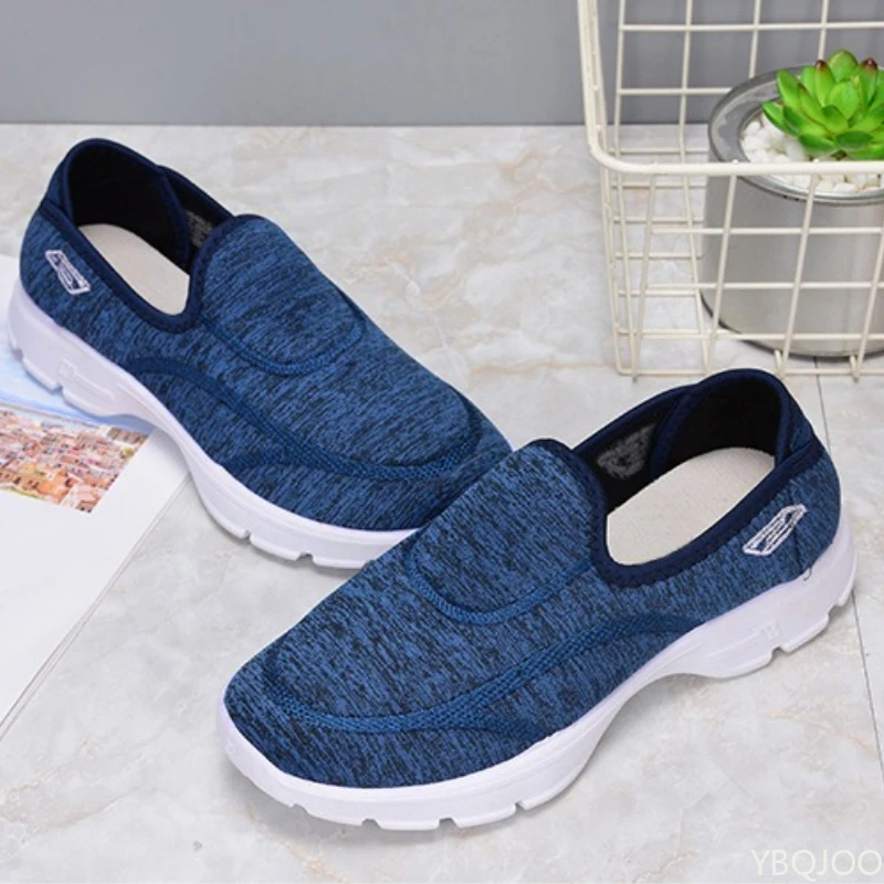 Große Größe Herbst Mode Atmungsaktive Casual Bequeme Damenschuhe Outdoor Leichte Damen Sportschuhe mit flachem Boden