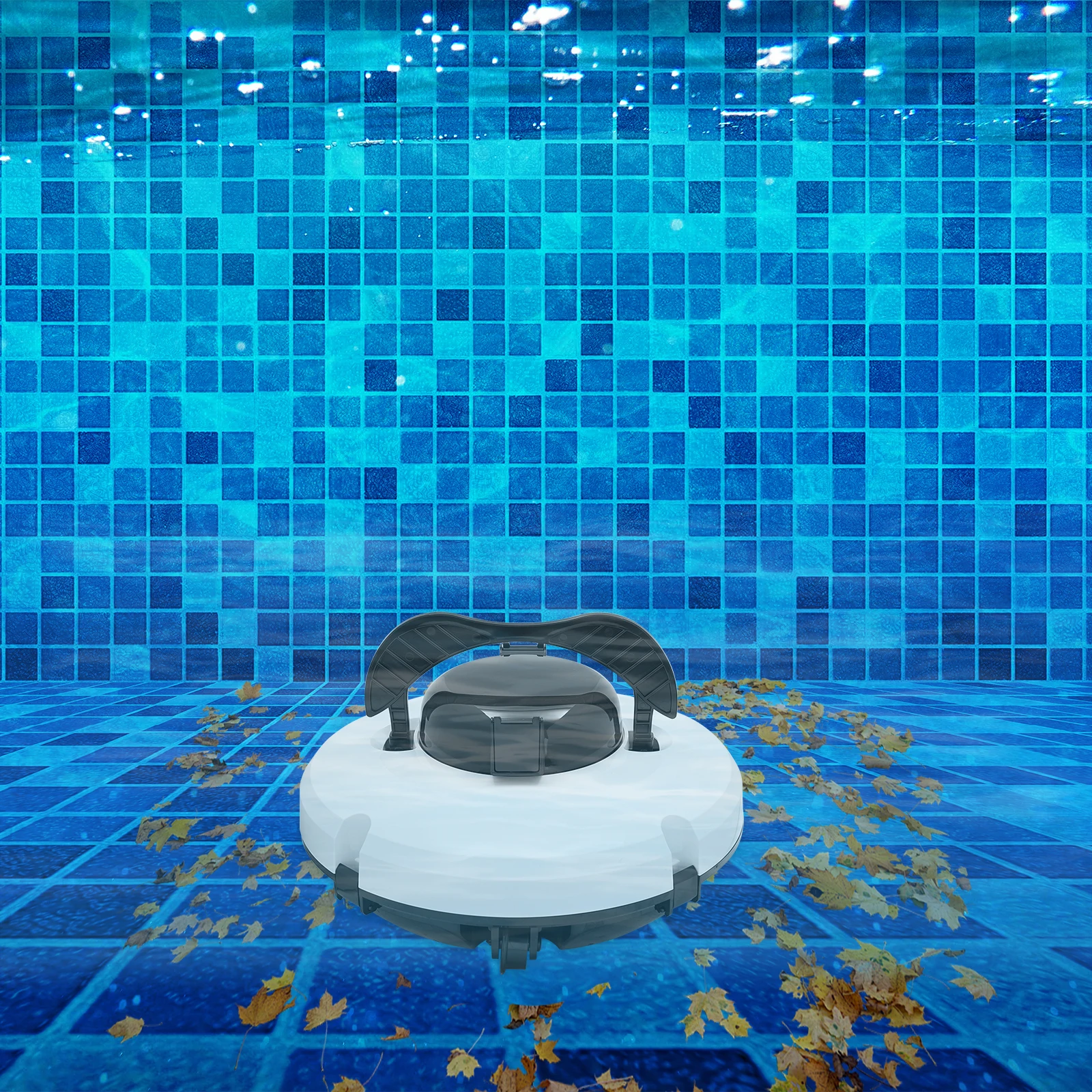 Aspirateur de piscine automatique sans fil, robot nettoyeur, Machine de nettoyage de piscine pour piscines creusées hors sol